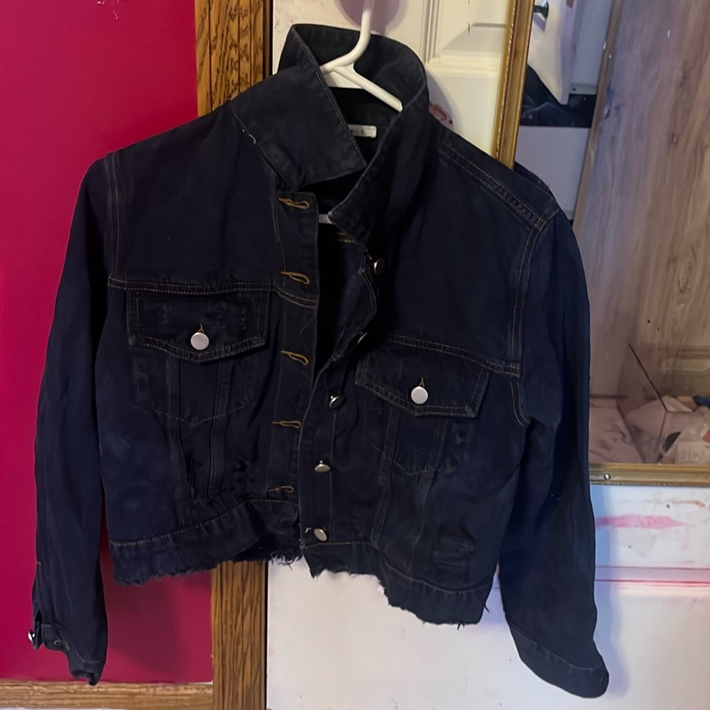 dark wash jean jacket